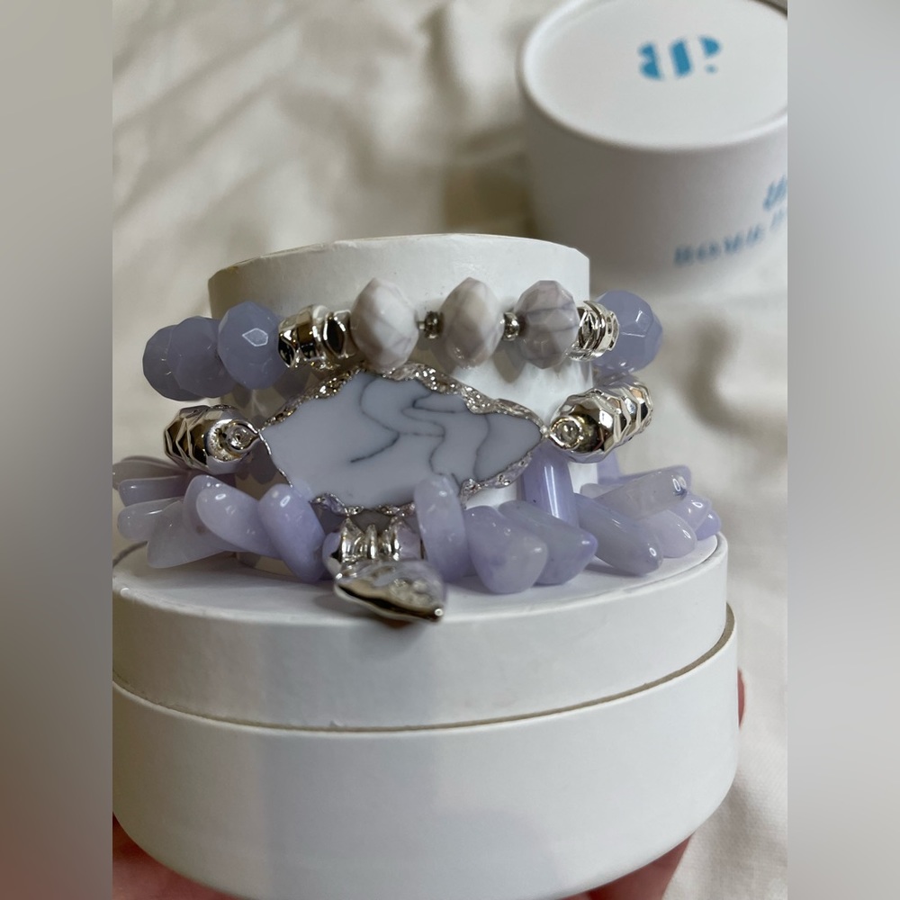 Bomb party lavender bracelets